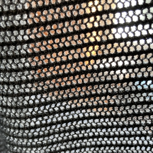 Cyrus Women's Sheer Silver Gray Open Cardigan Size M EUC - Picture 8 of 9